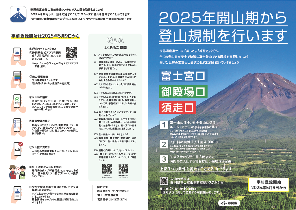 富士山入山規制１