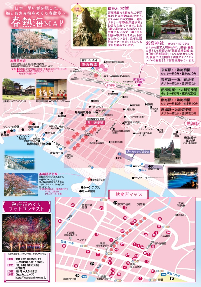 熱海梅まつりチラシ裏