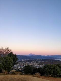 小室山からの初日の出2