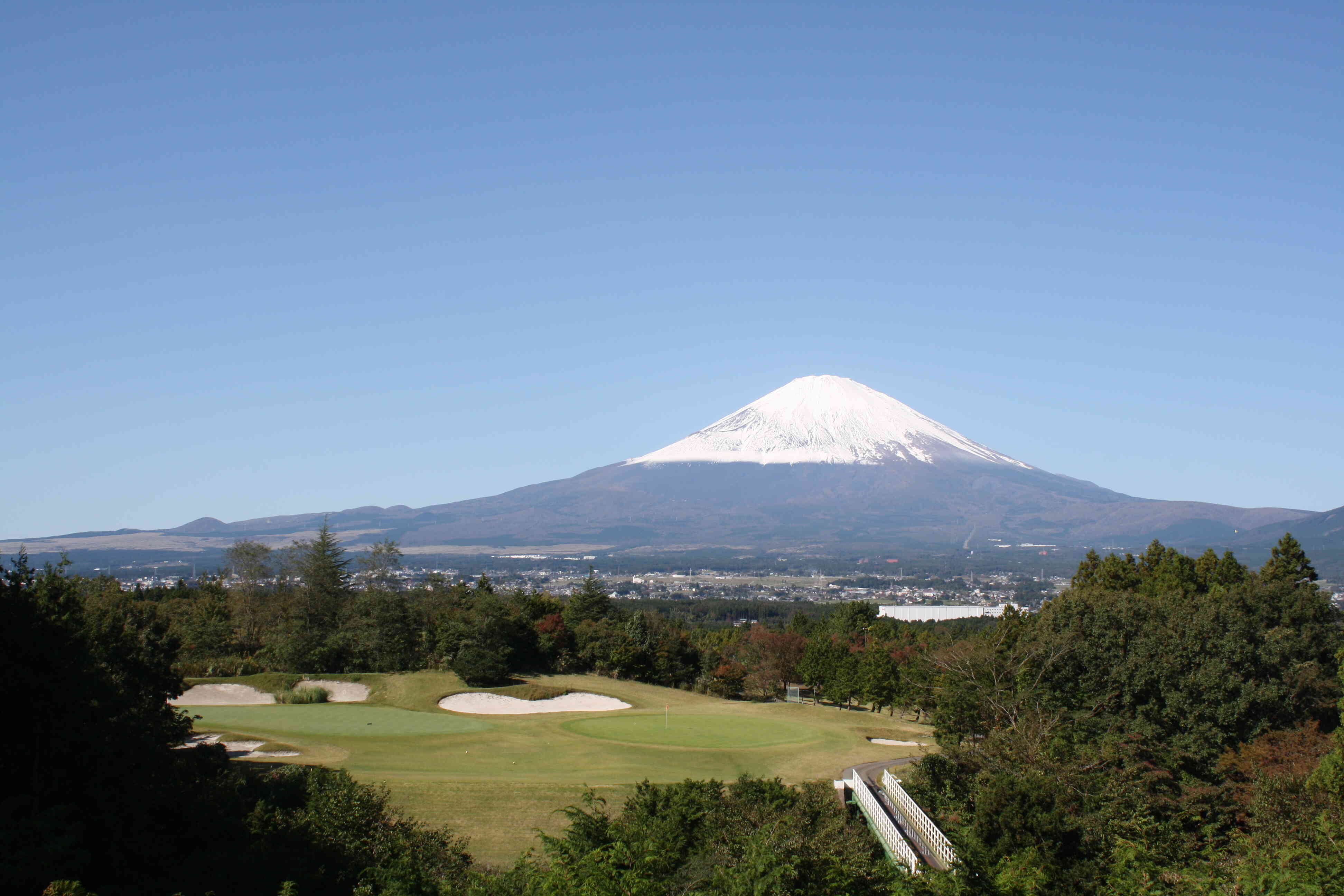 コースから見た富士山