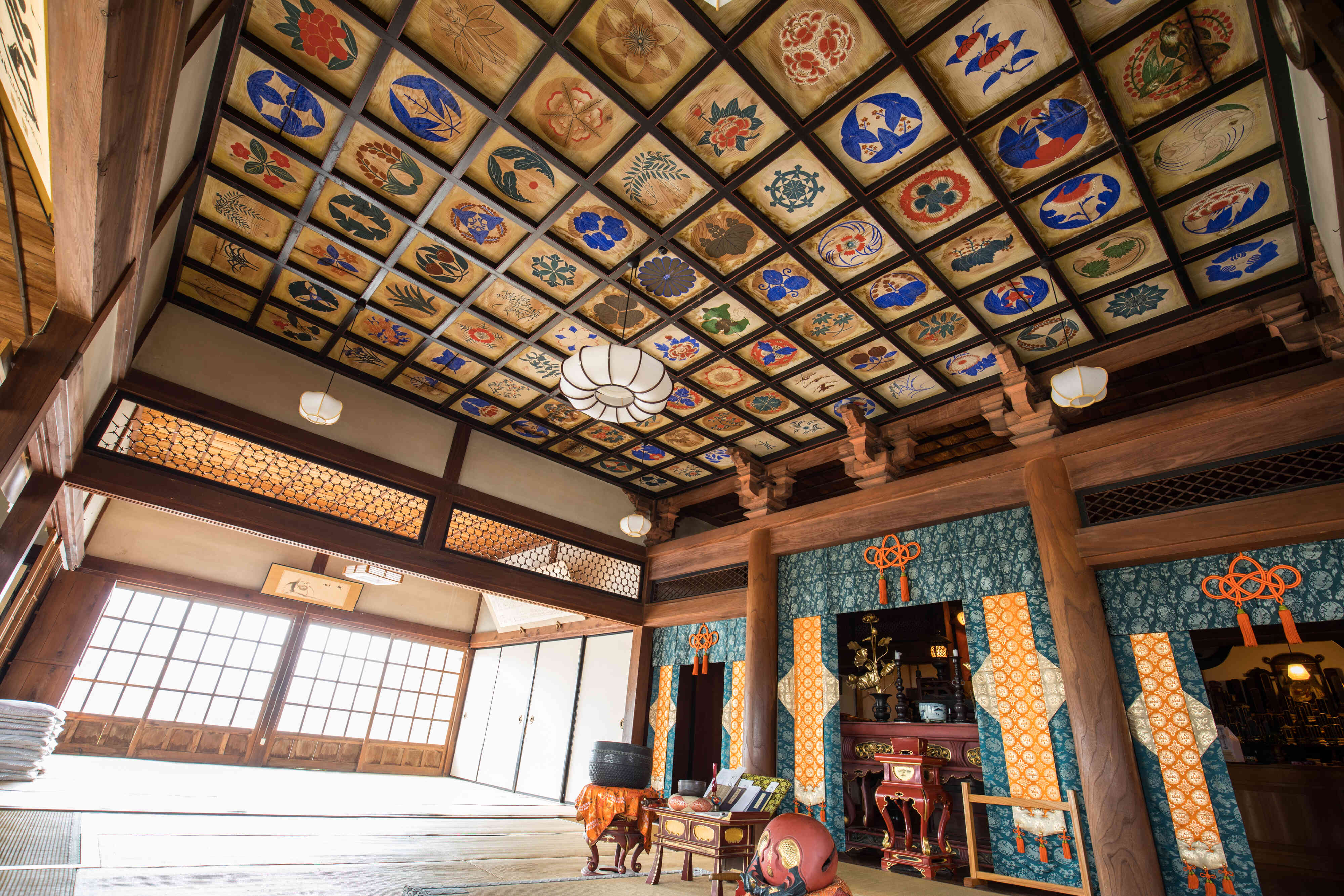 江戸時代に作られた天井画