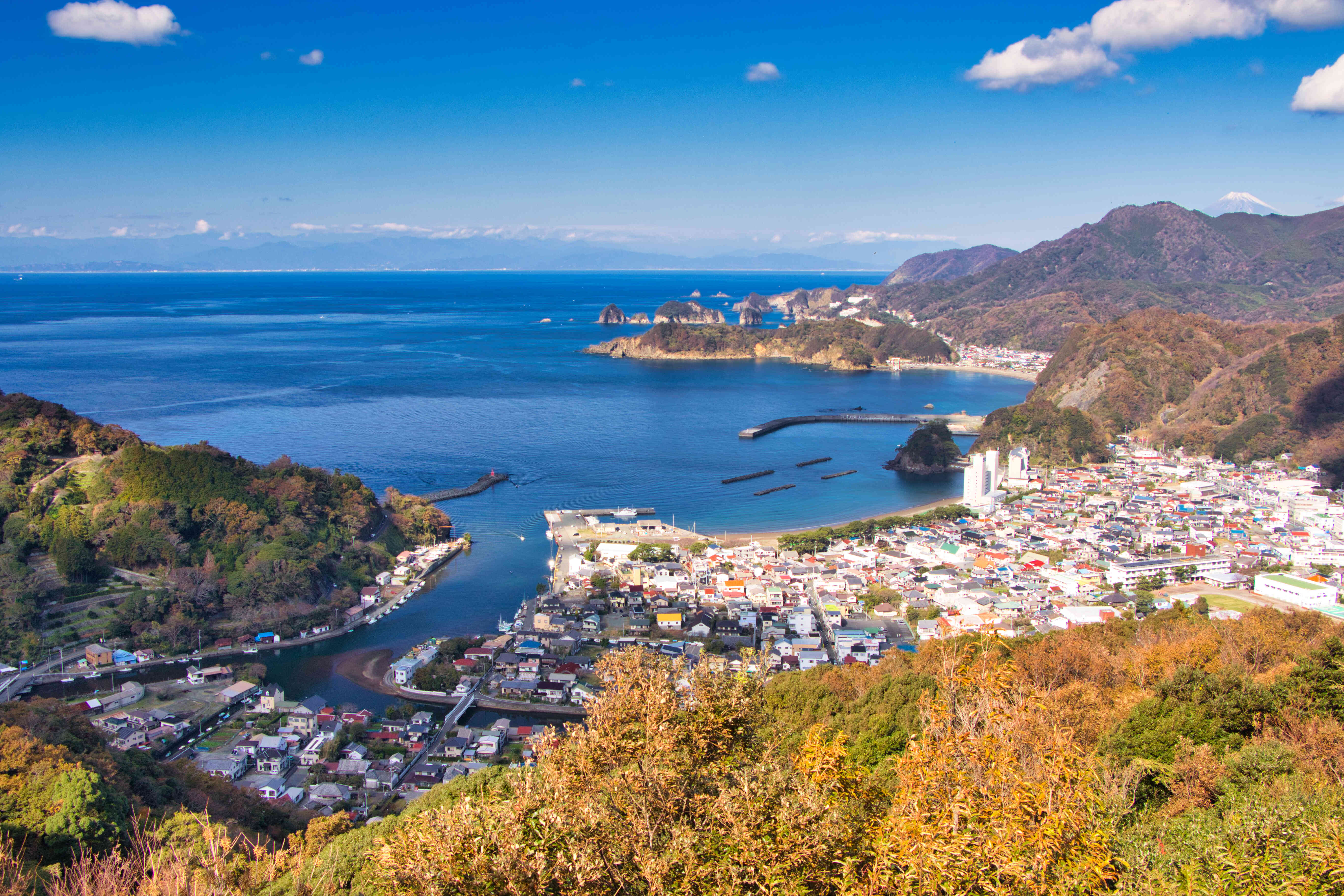 牛原山町民の森からの展望