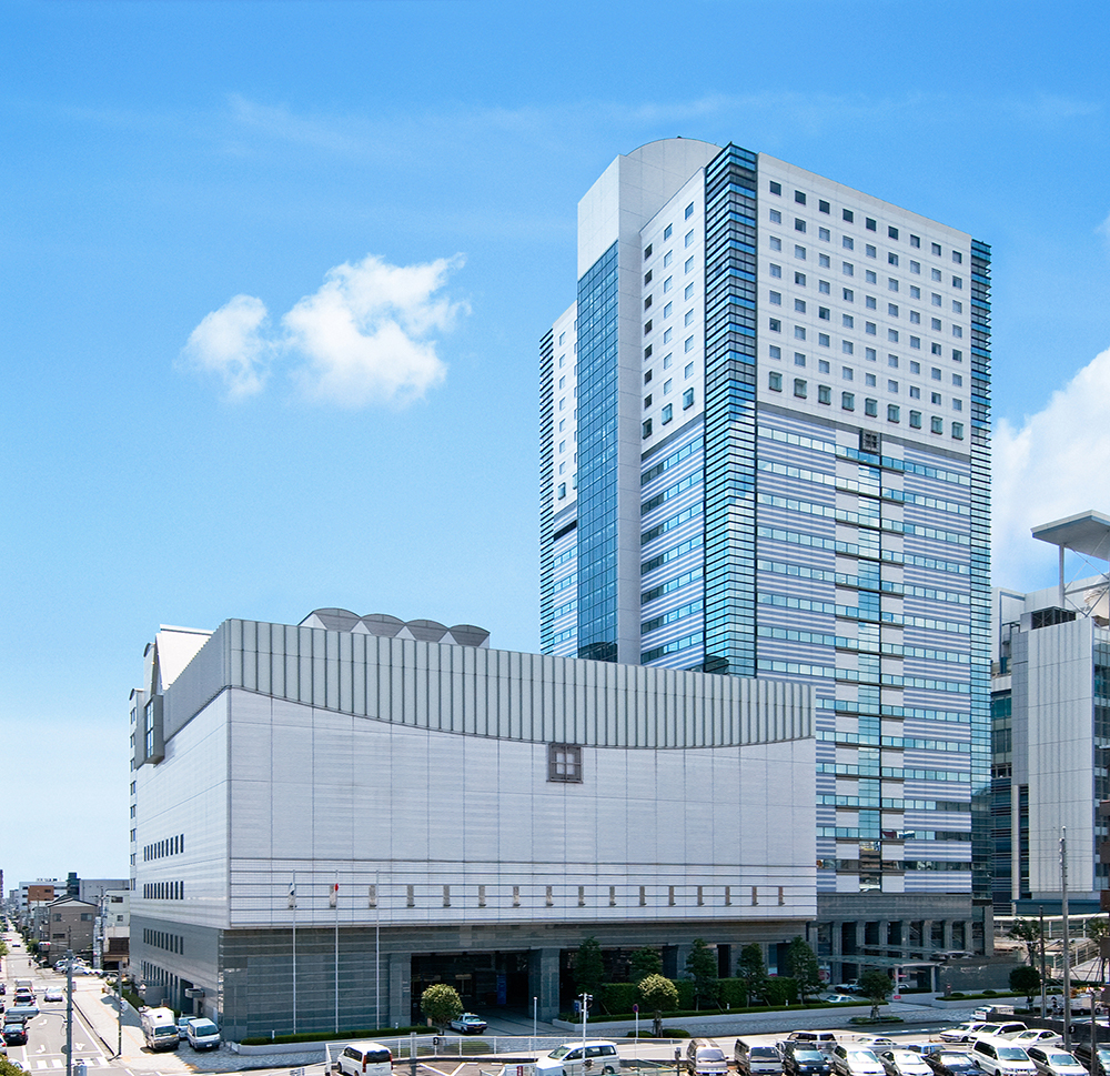 メイン棟6階　高層棟客室18～25階からなる「ホテルグランヒルズ静岡」