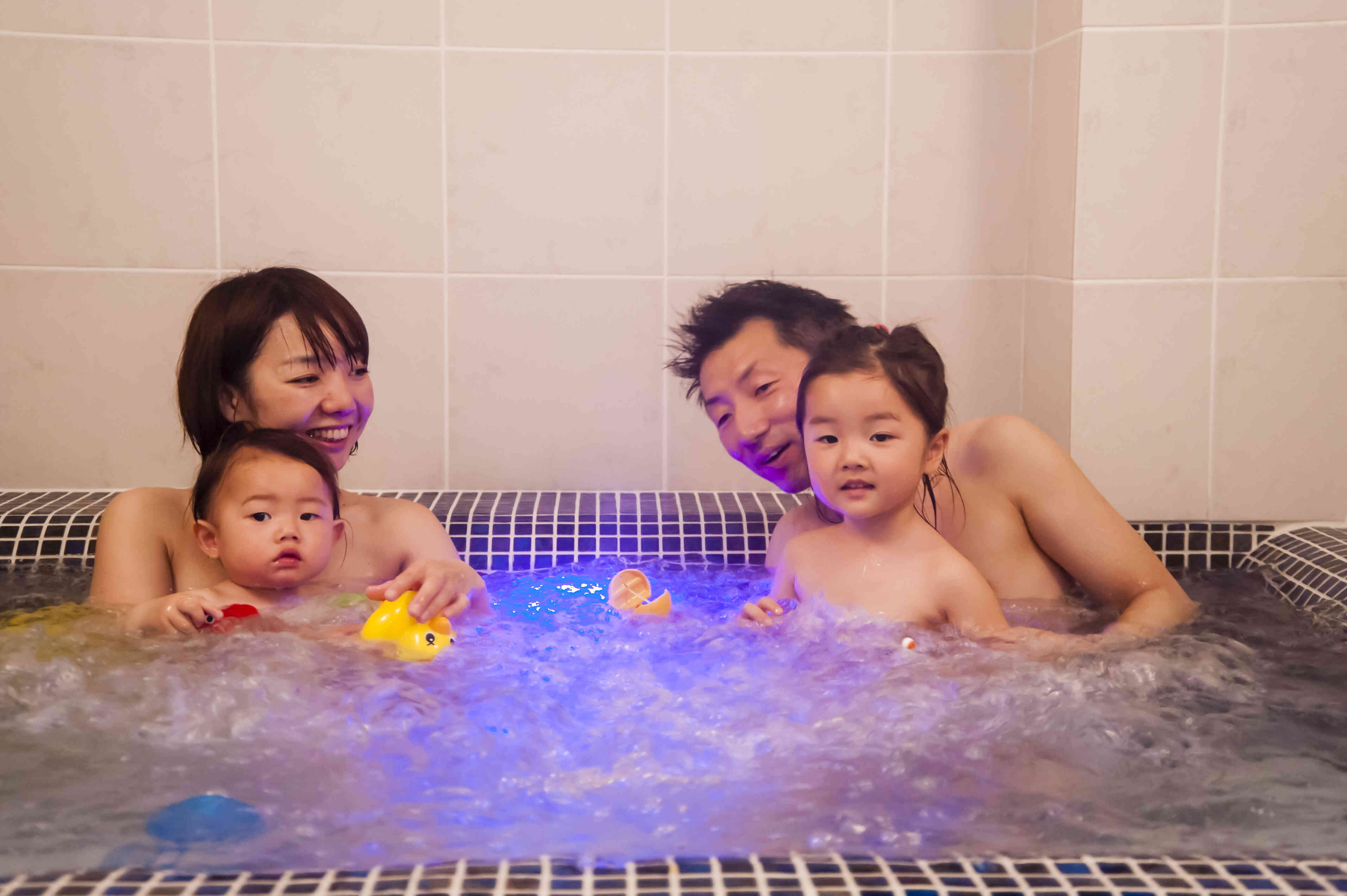 家族で熱海温泉を貸切で入浴できます