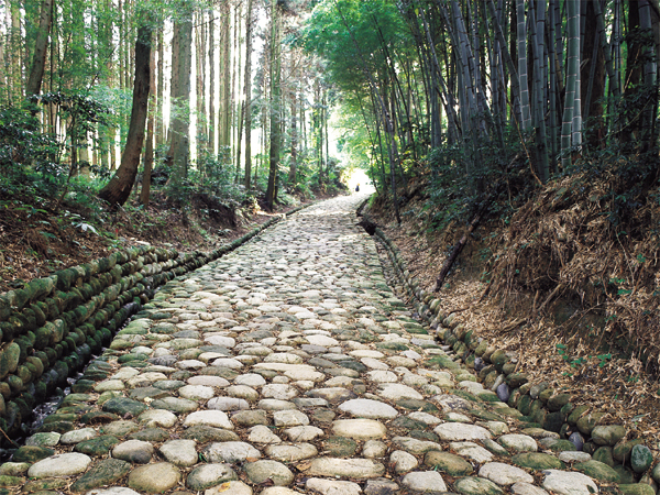 旧東海道石畳（金谷坂）1
