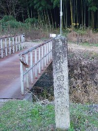 真田城跡への入口をしめす石柱