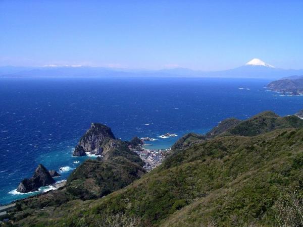 駿河湾富嶽三十六景－第一景－雲見温泉高通り山