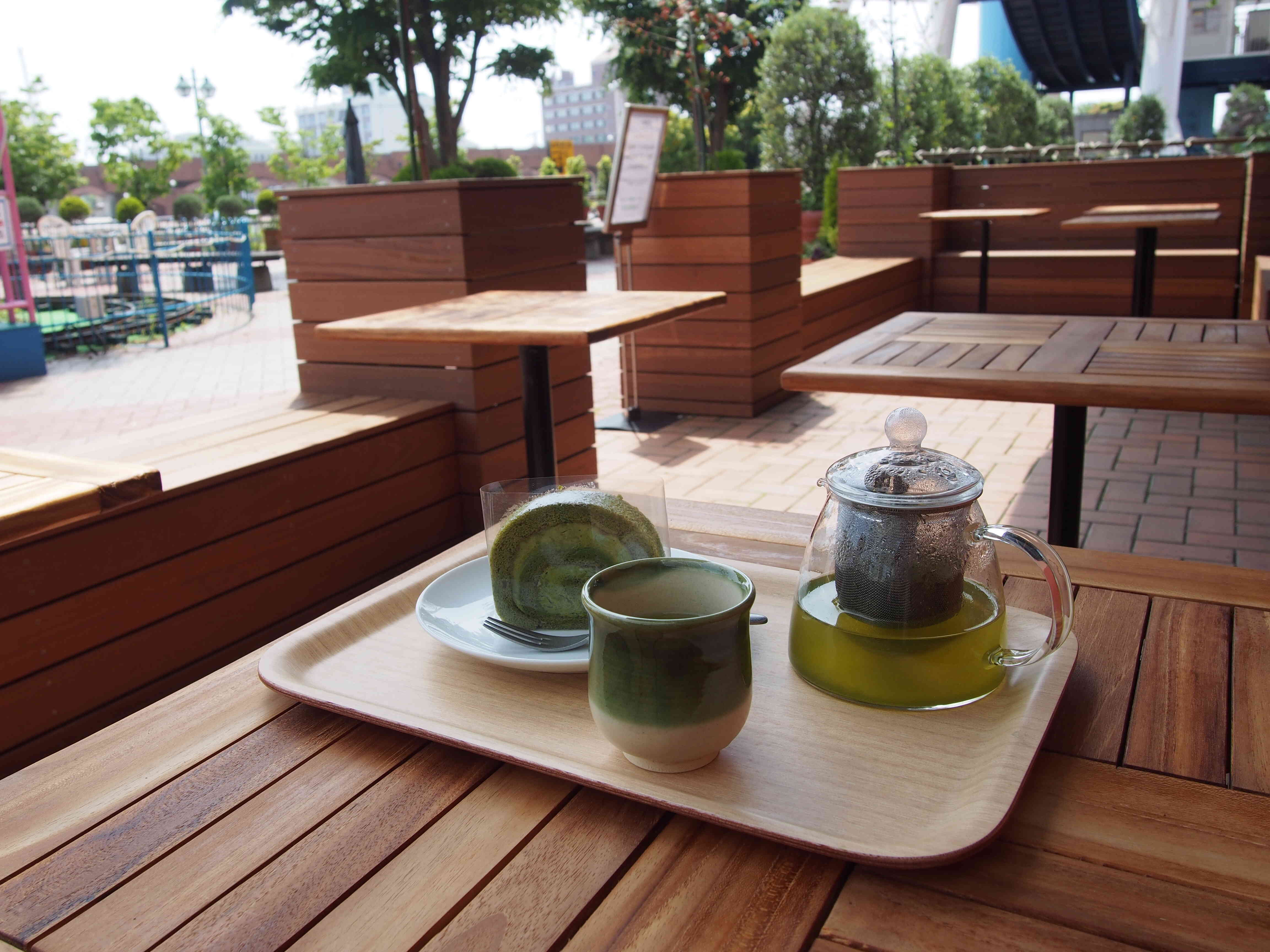 オリジナルスイーツは全て静岡「岡部産抹茶」を使用しています。