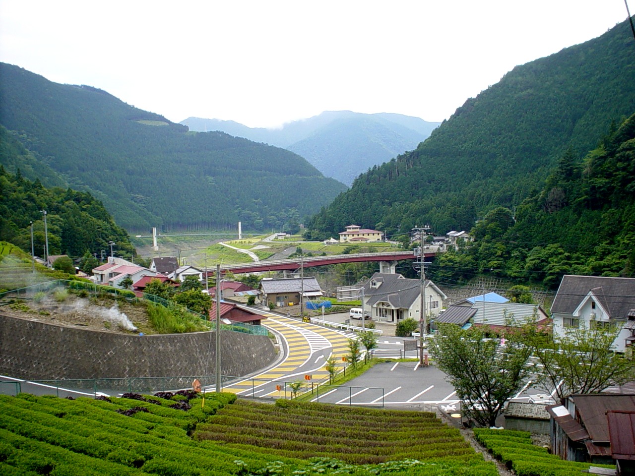 接岨峡温泉の全景