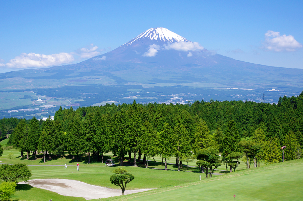 コースのどこからでも富士山が見れる！