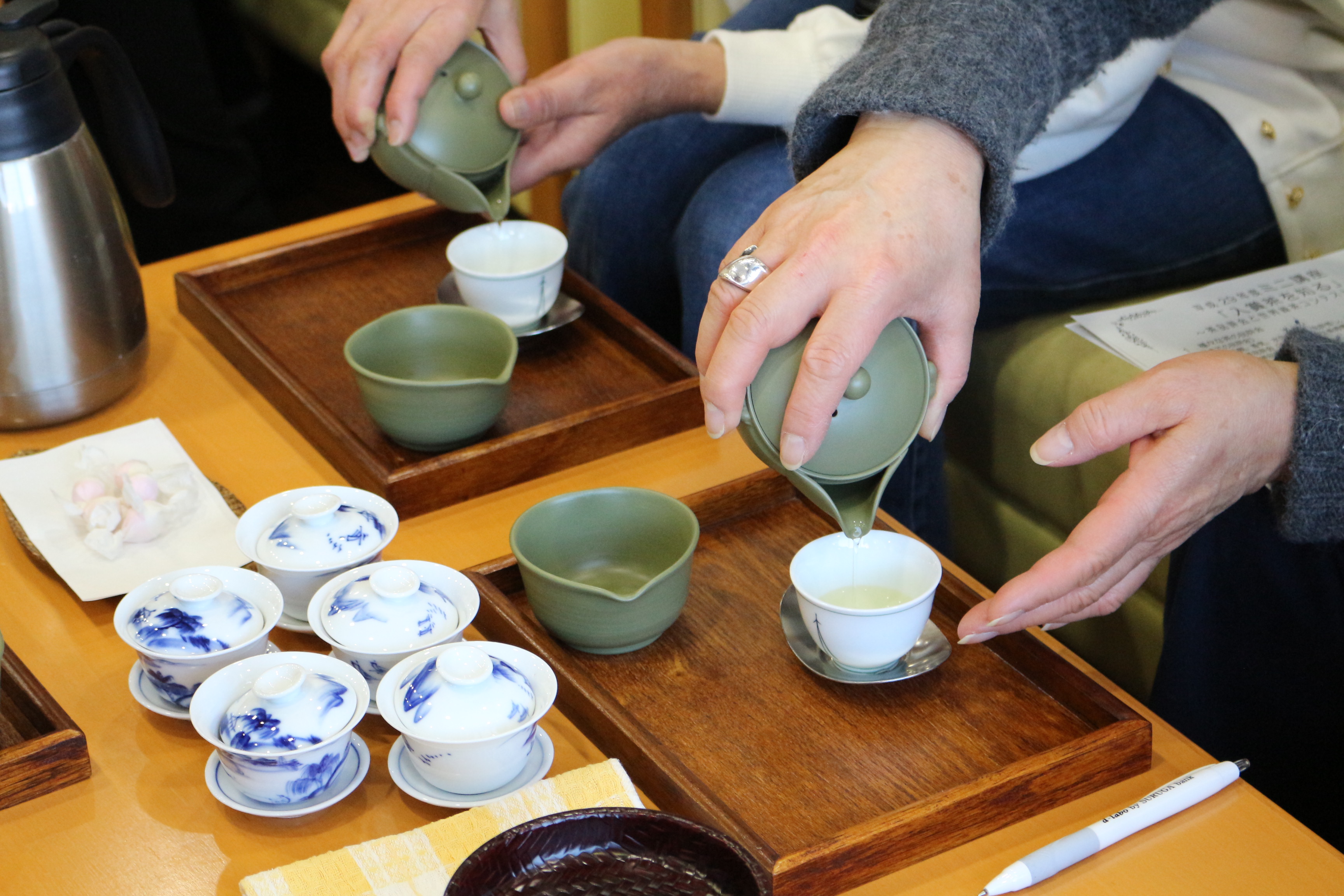 お茶の淹れ方体験