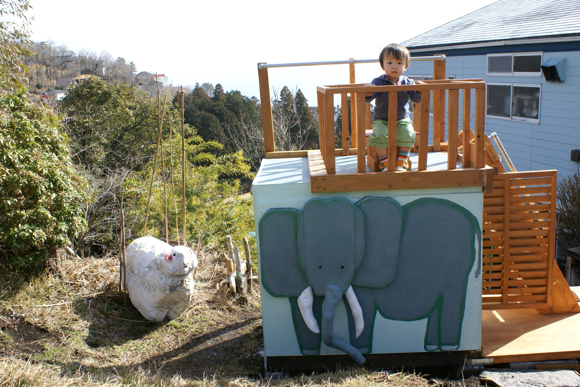 象さんのお家の展望台