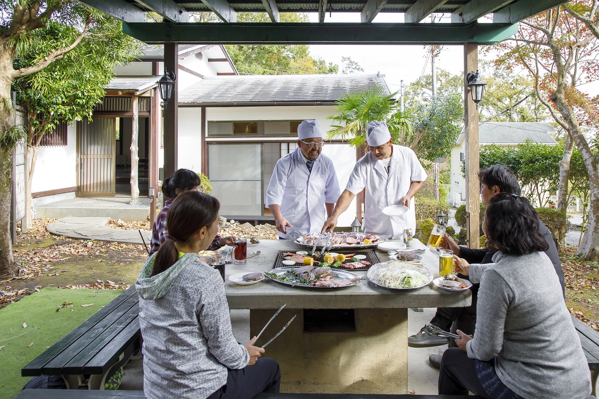 コテージＢBQ施設
