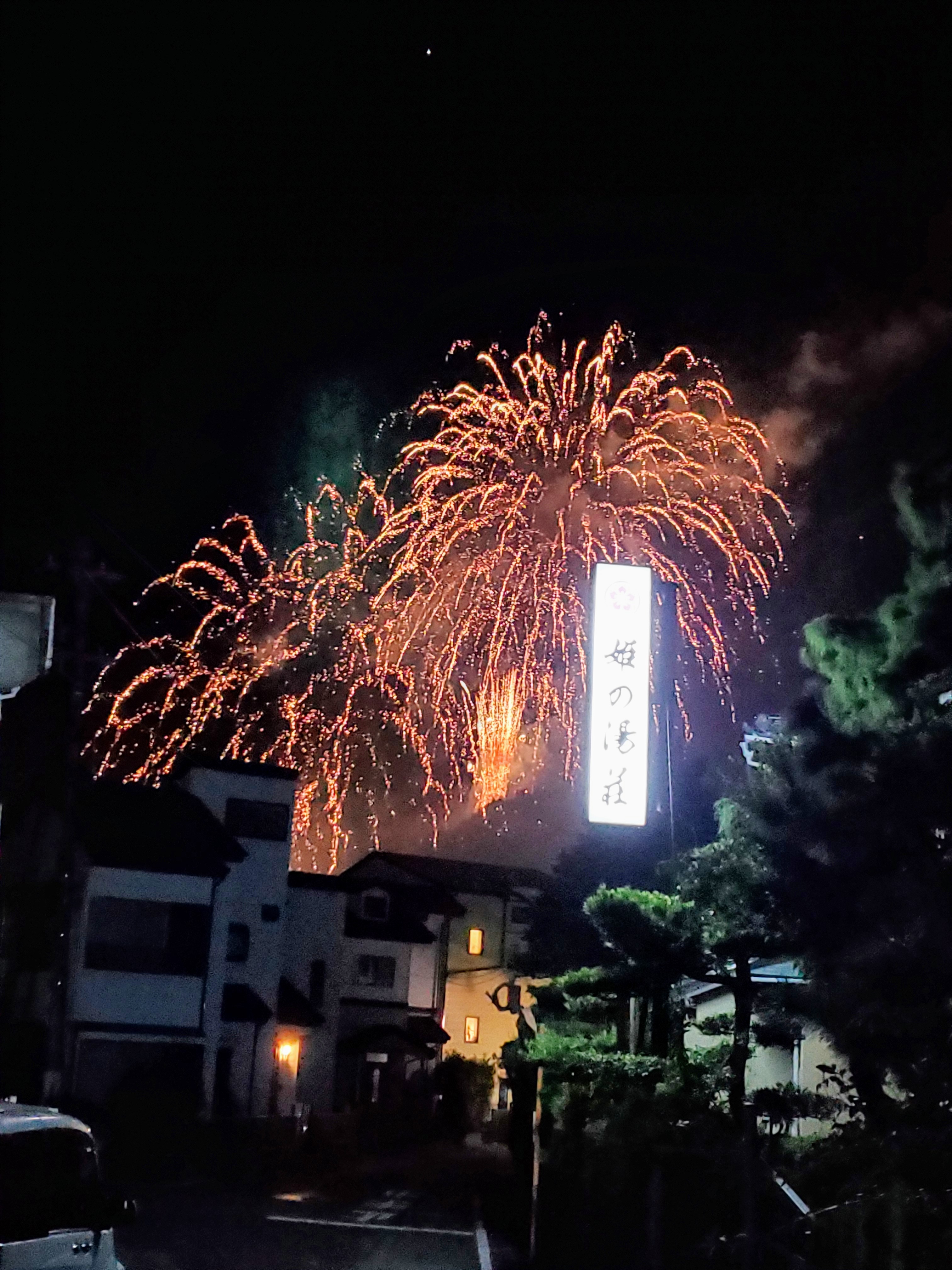 狩野川祭り　花火大会の風景