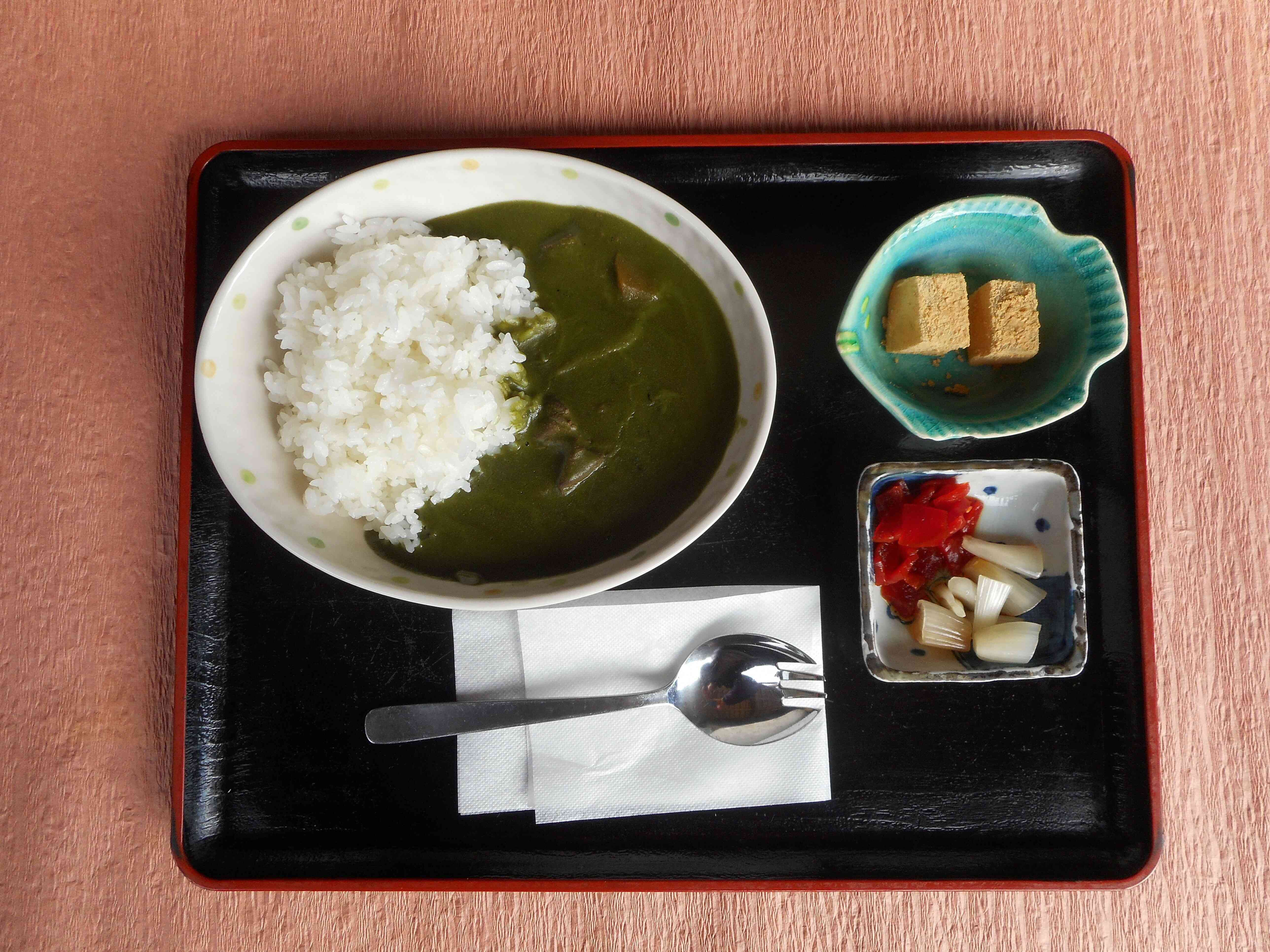 鹿肉お茶カレー