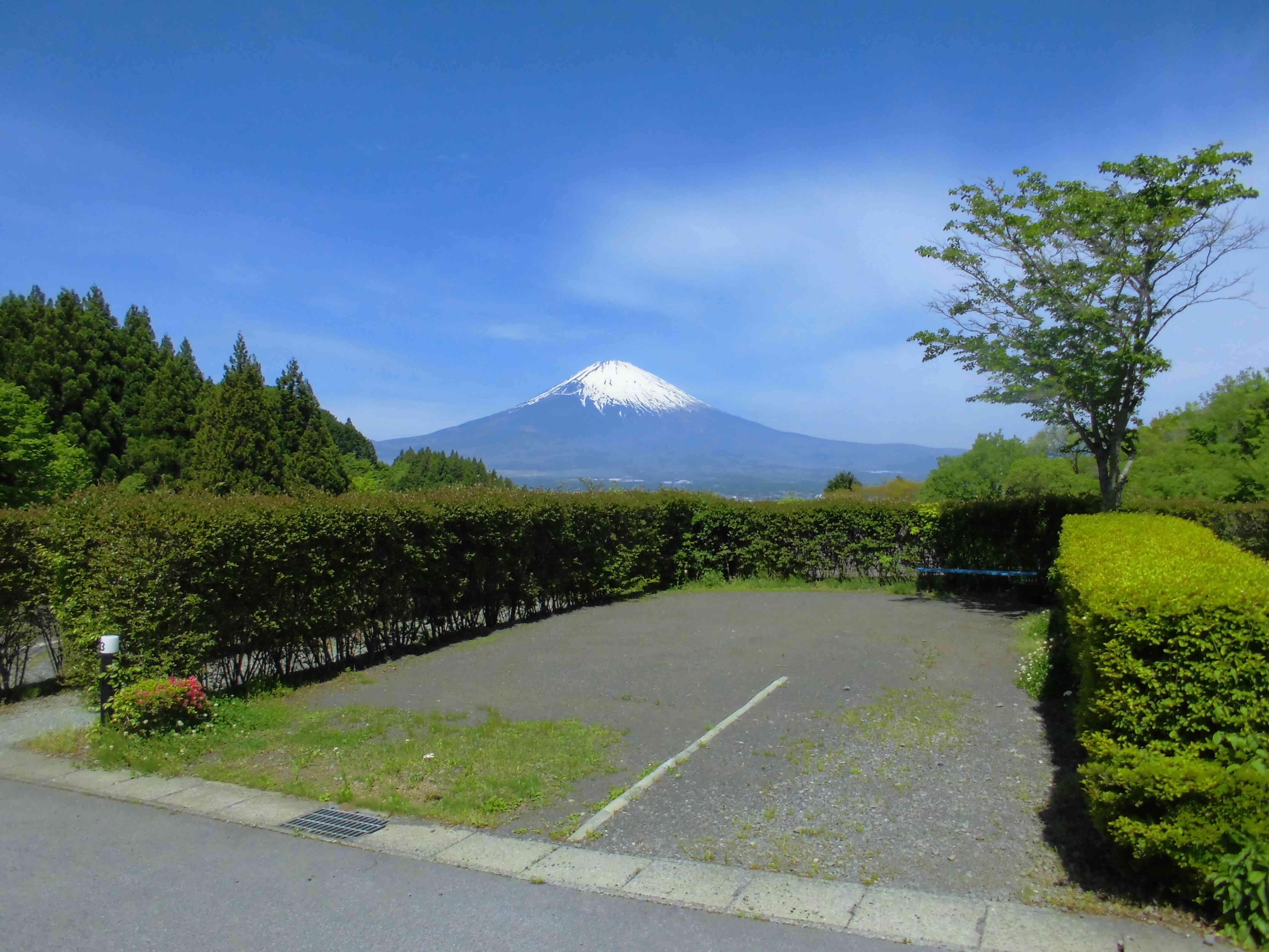 テントサイトからの富士山