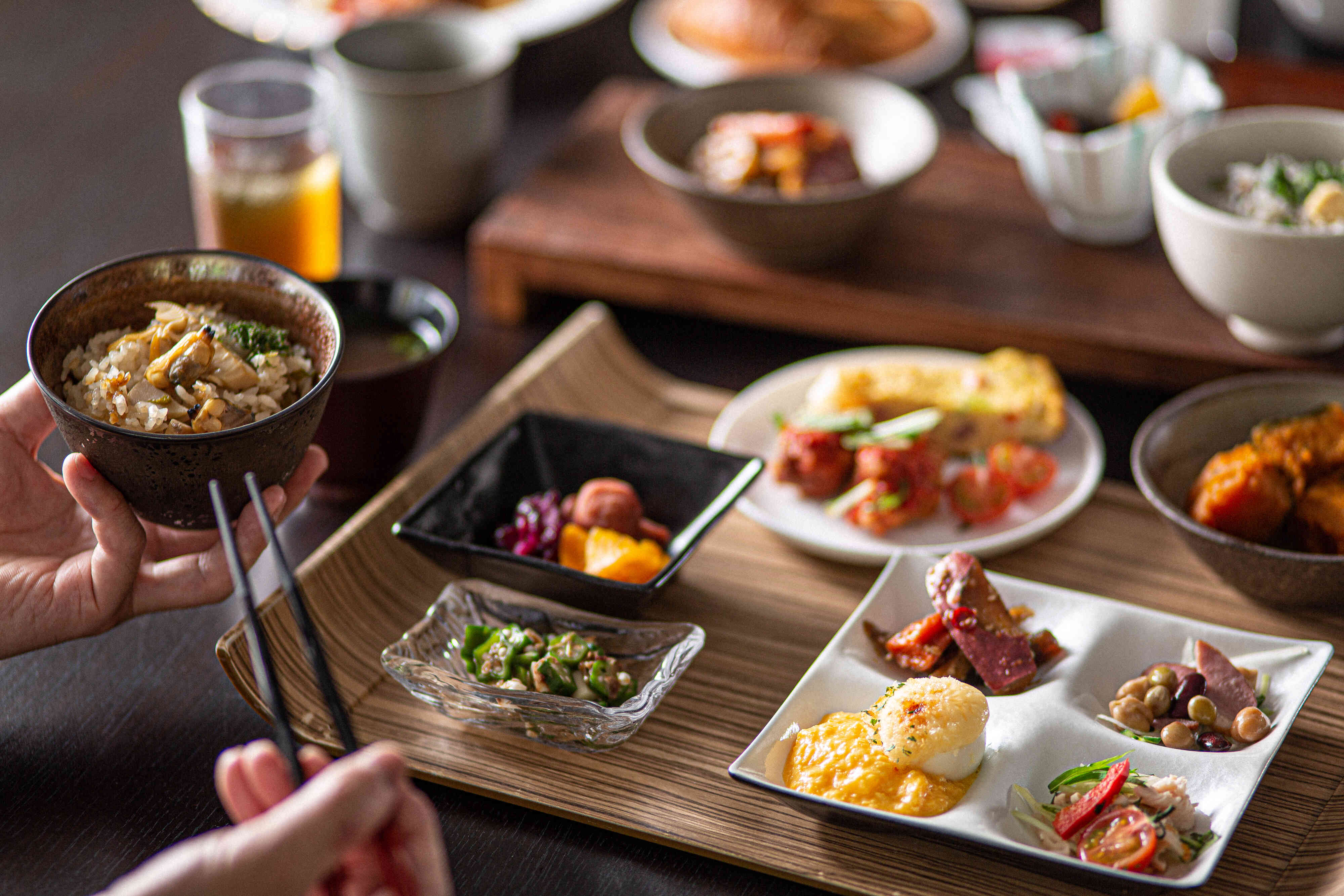 朝食バイキング例（6：30～9：30）無料