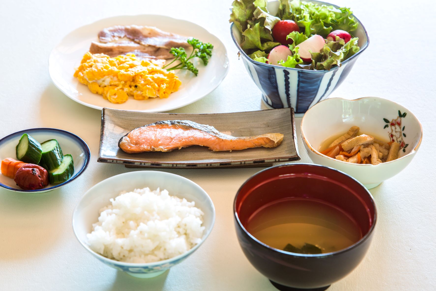 東山ロッヂ朝食