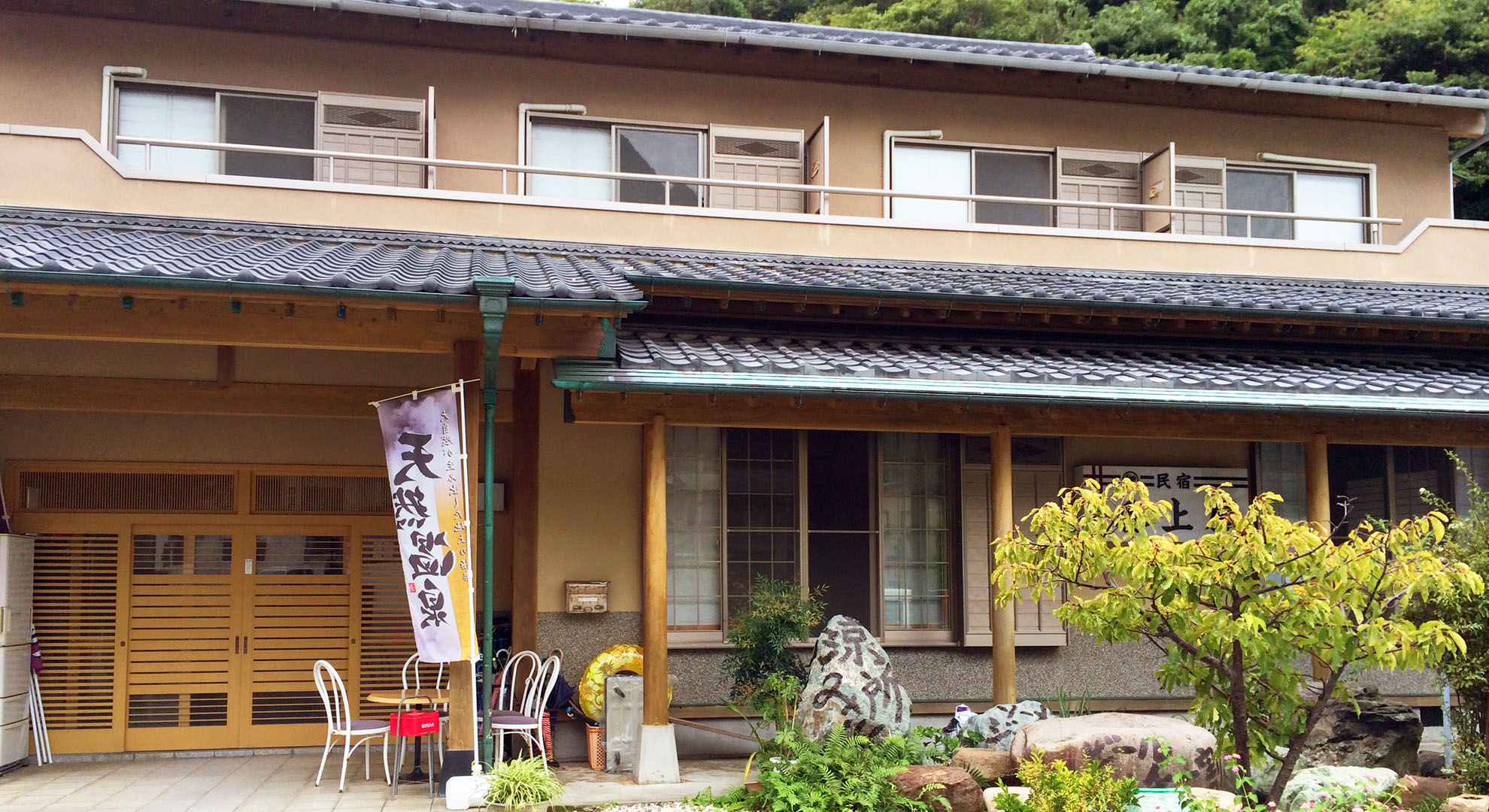 宿泊施設の外観です。