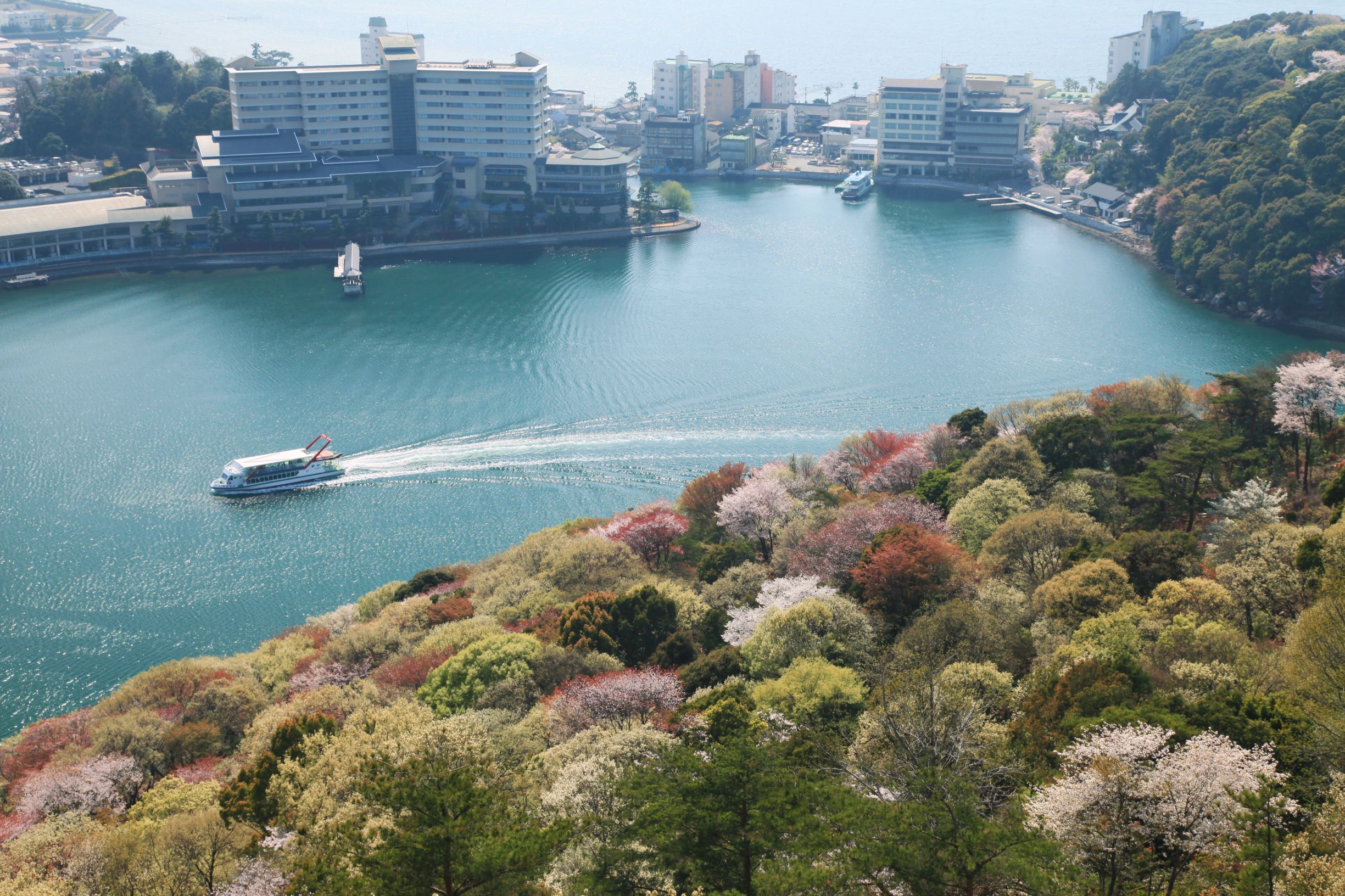 春のかんざんじ大草山と奥浜名丸