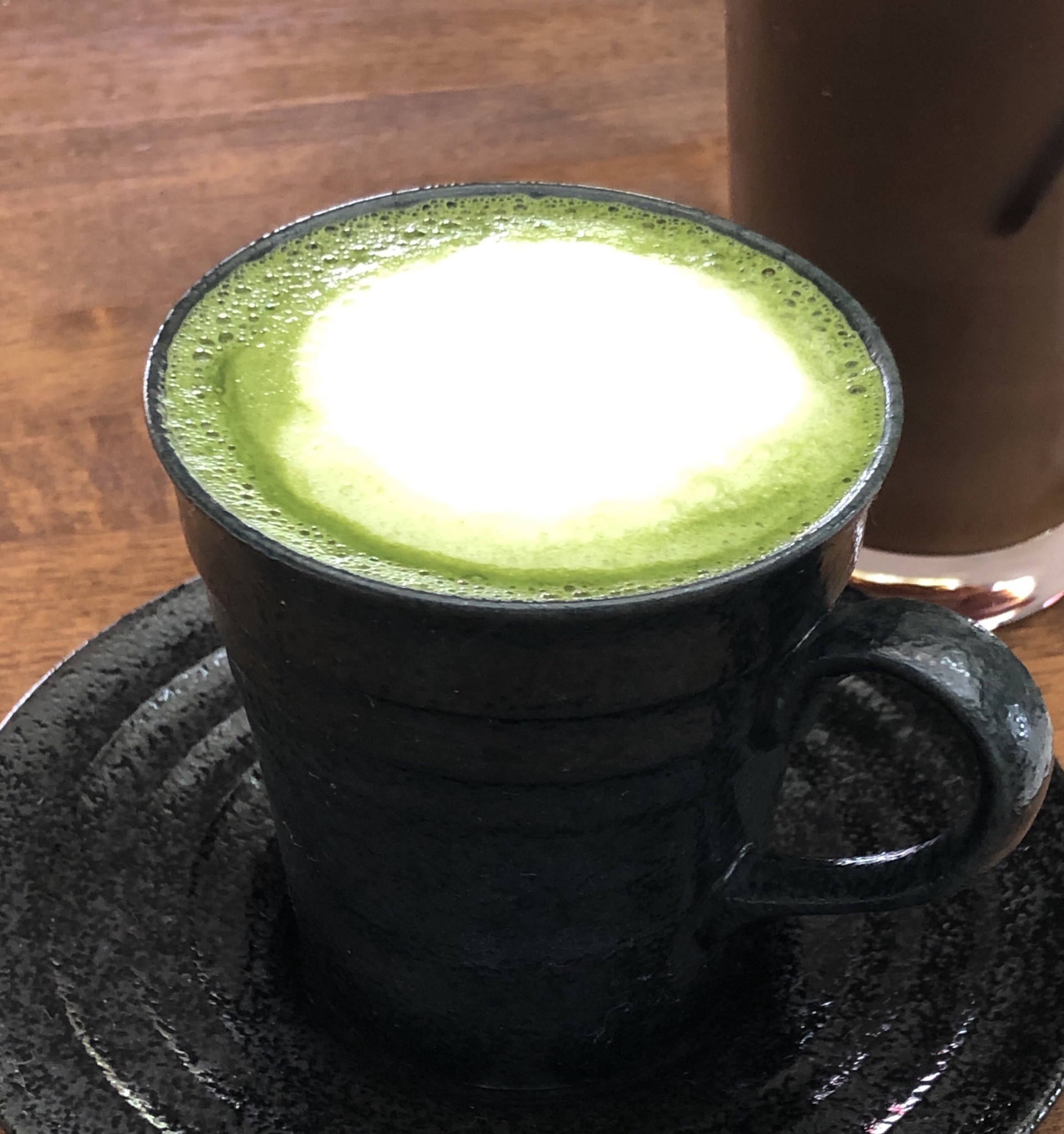 岡部産抹茶ラテ