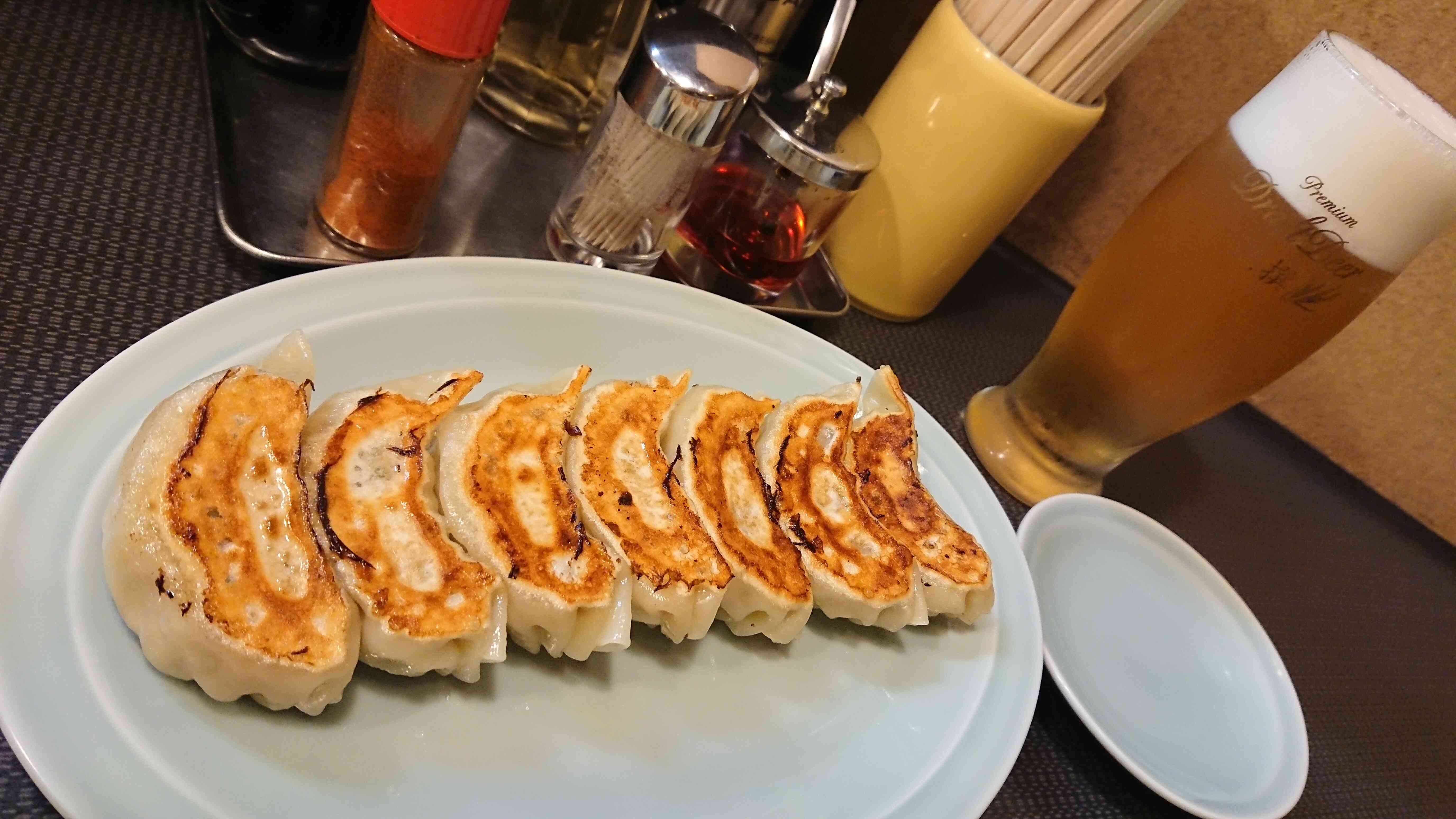 餃子と生ビール