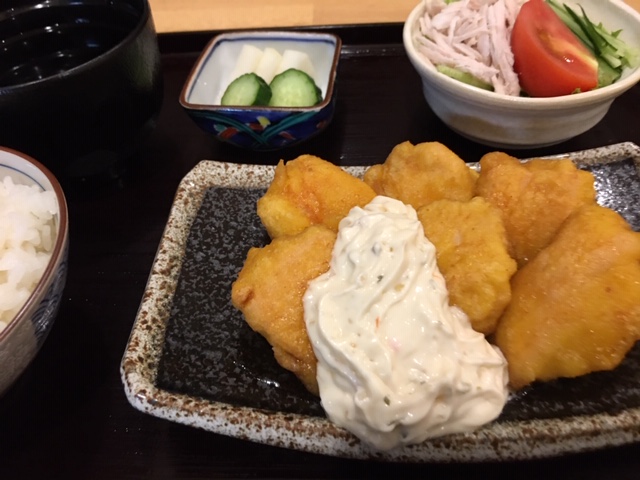 チキン南蛮定食です。