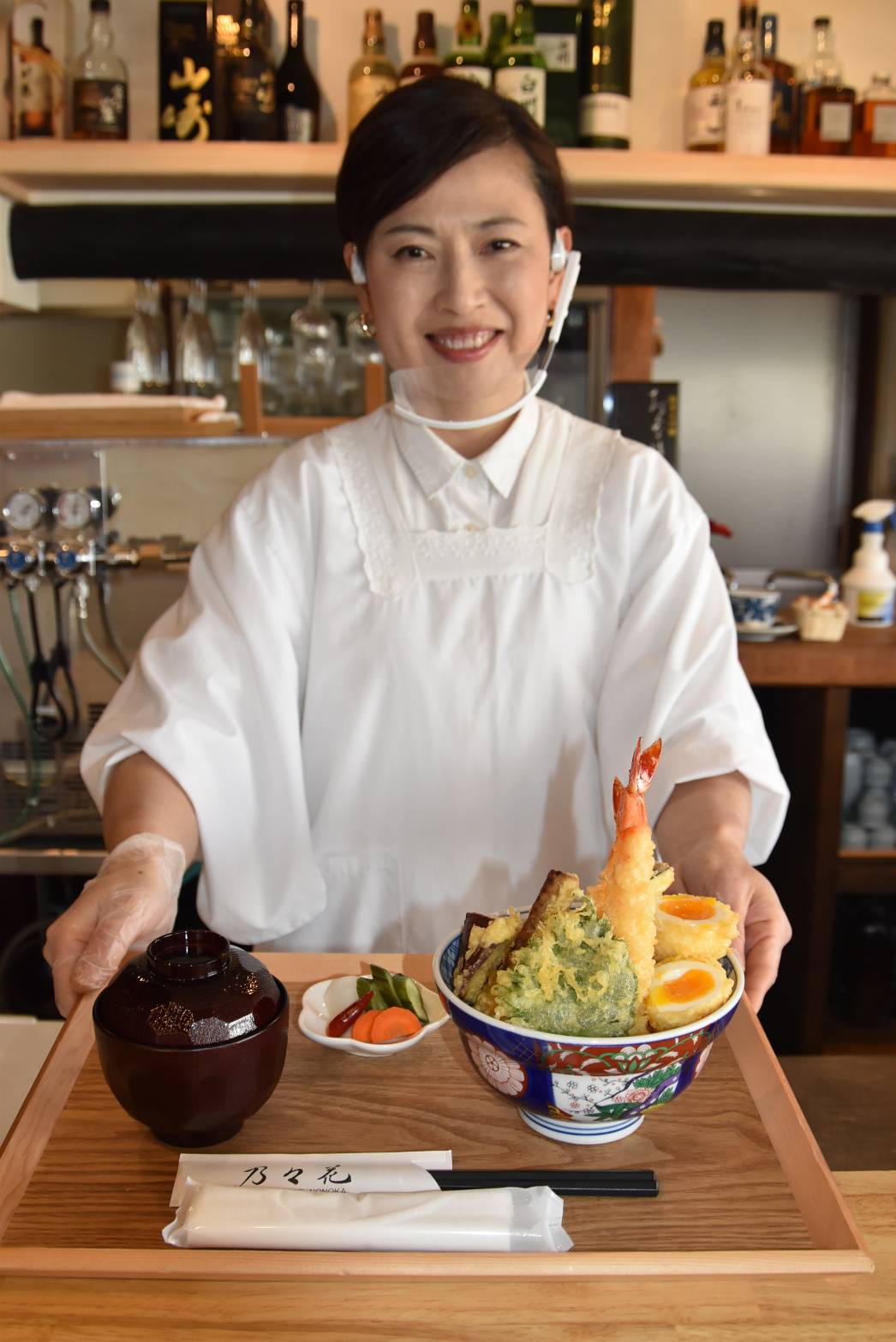 大人気の天丼