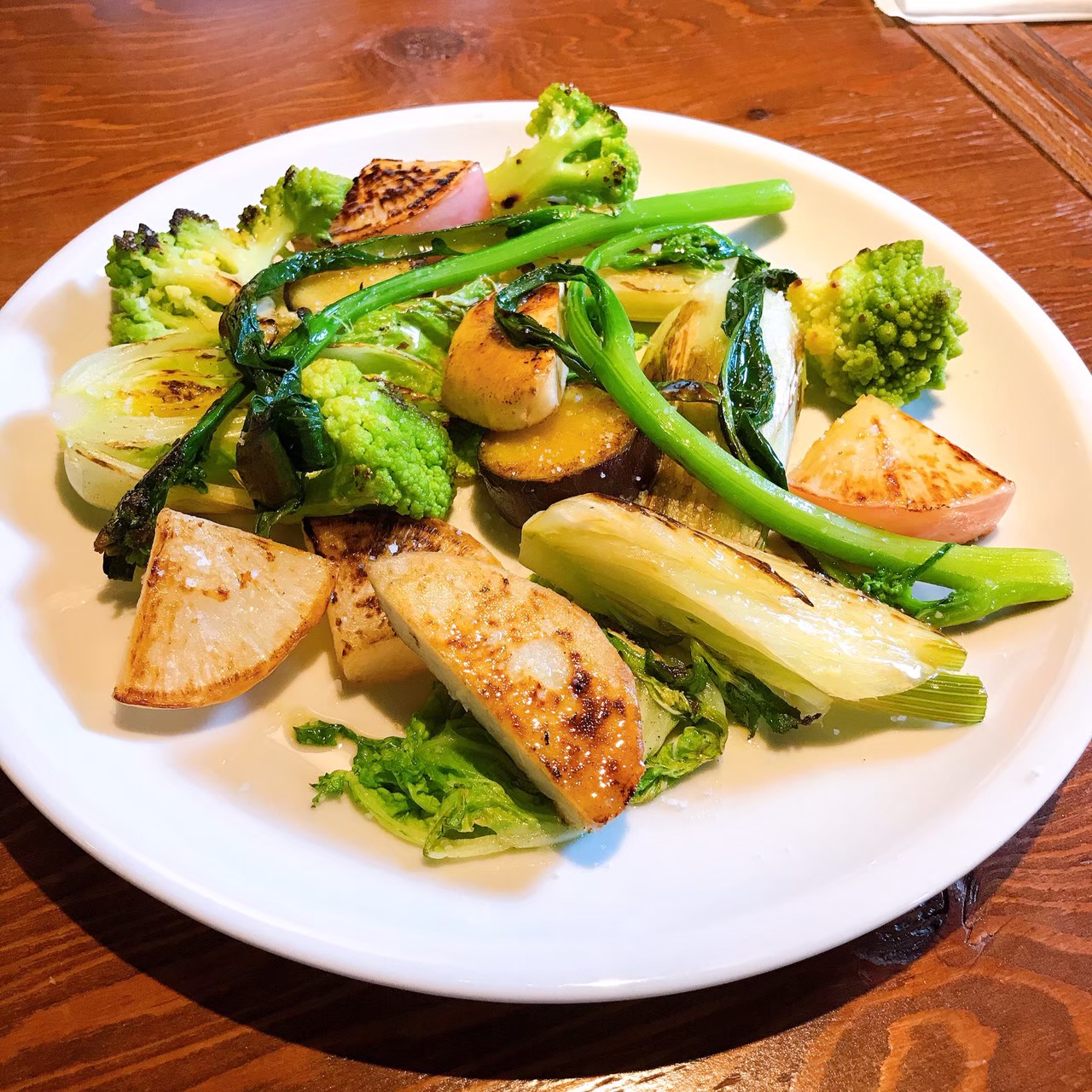 杉正農園の焼き野菜盛り