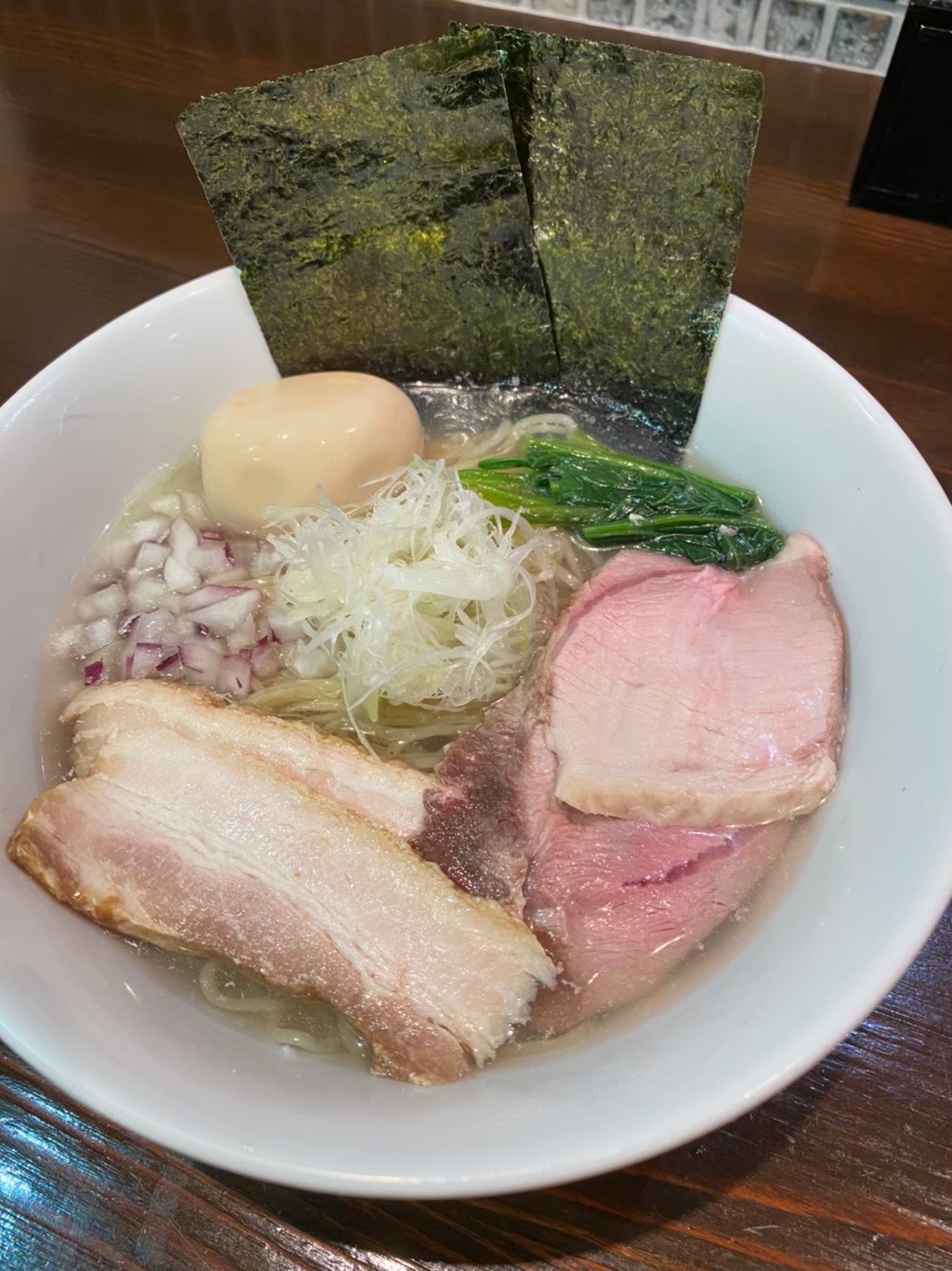 特製貝出汁塩らぁ麺