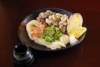 百日舞茸天ぷらのぶっかけ