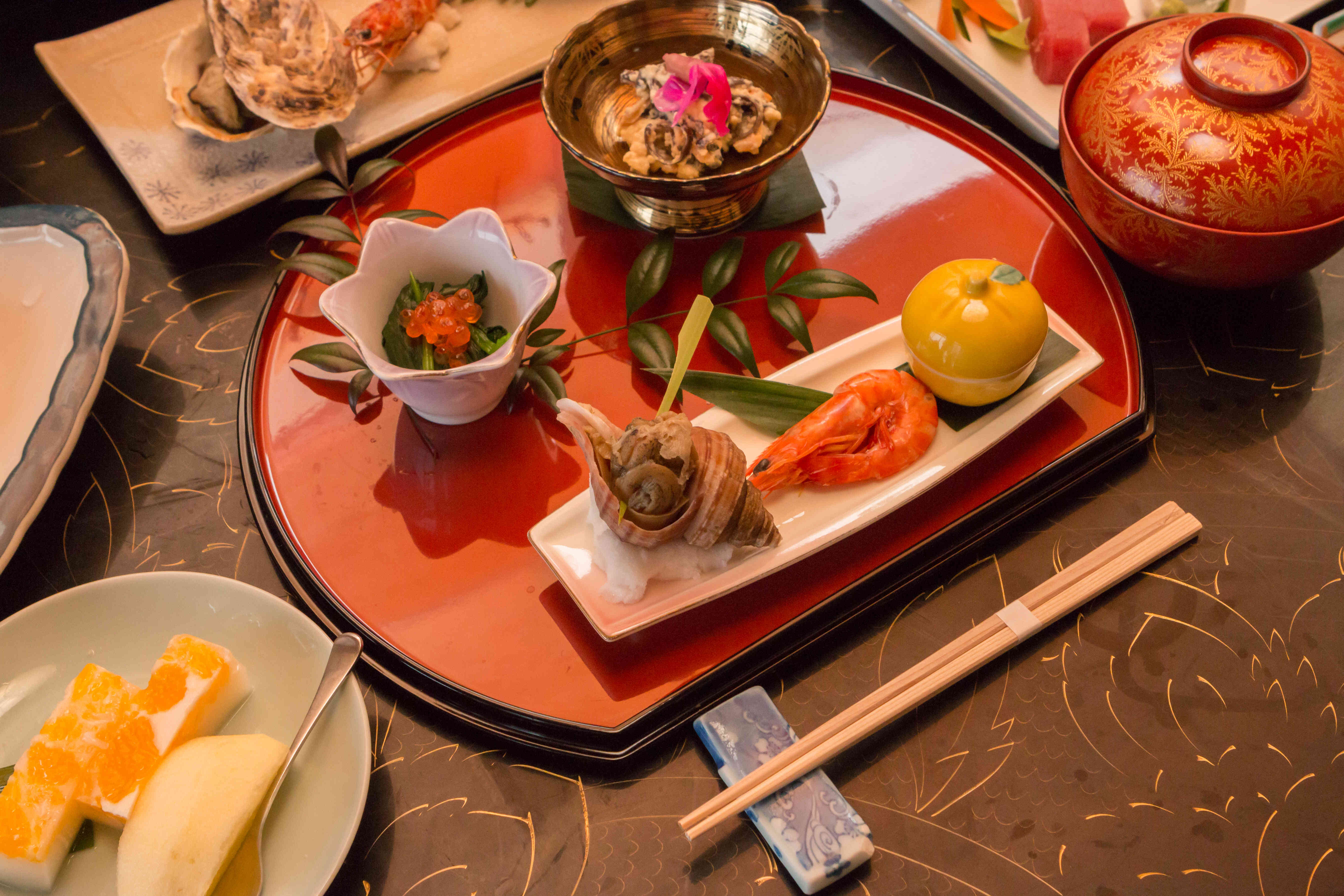 夕食　八寸