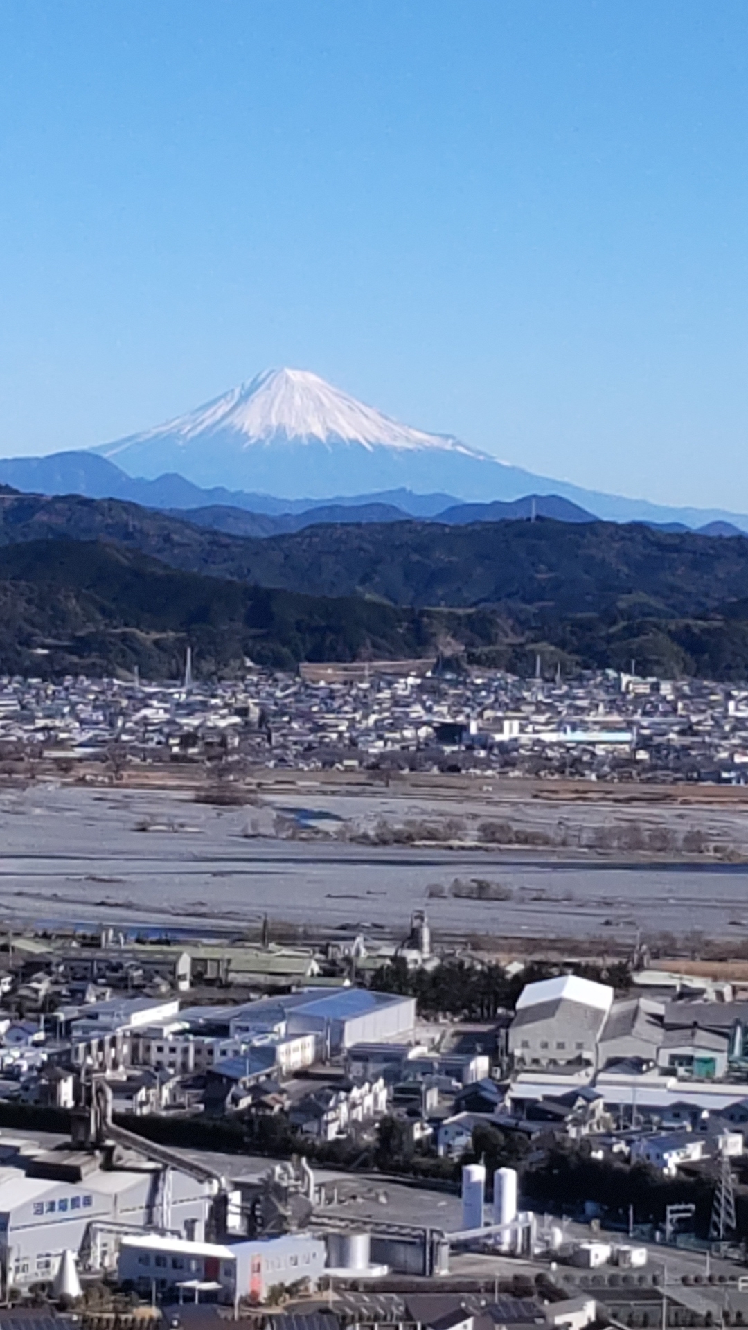 店内からみた富士山です