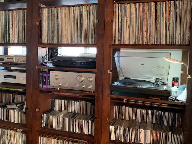 レコード棚
