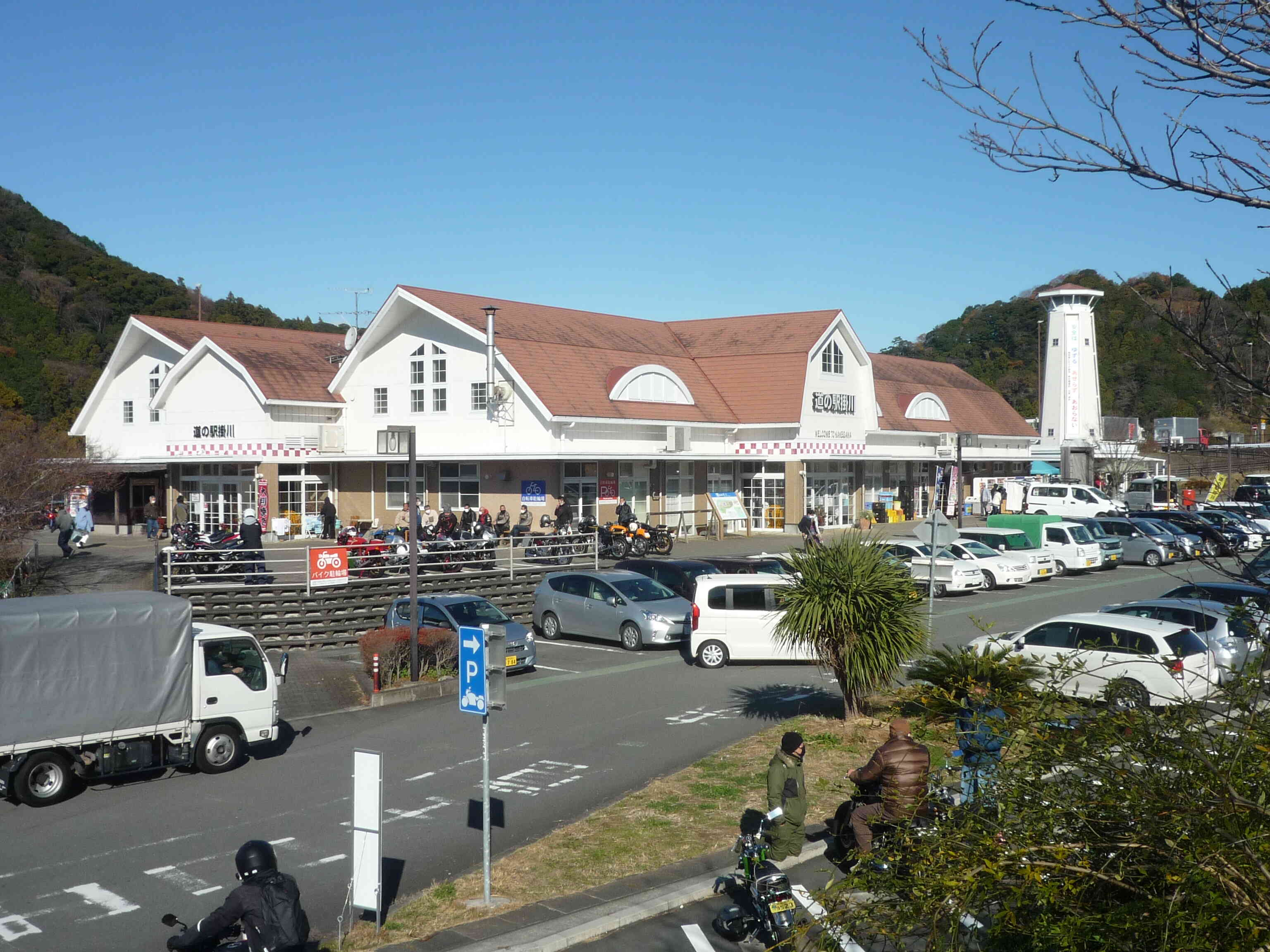 道の駅掛川の全景です。