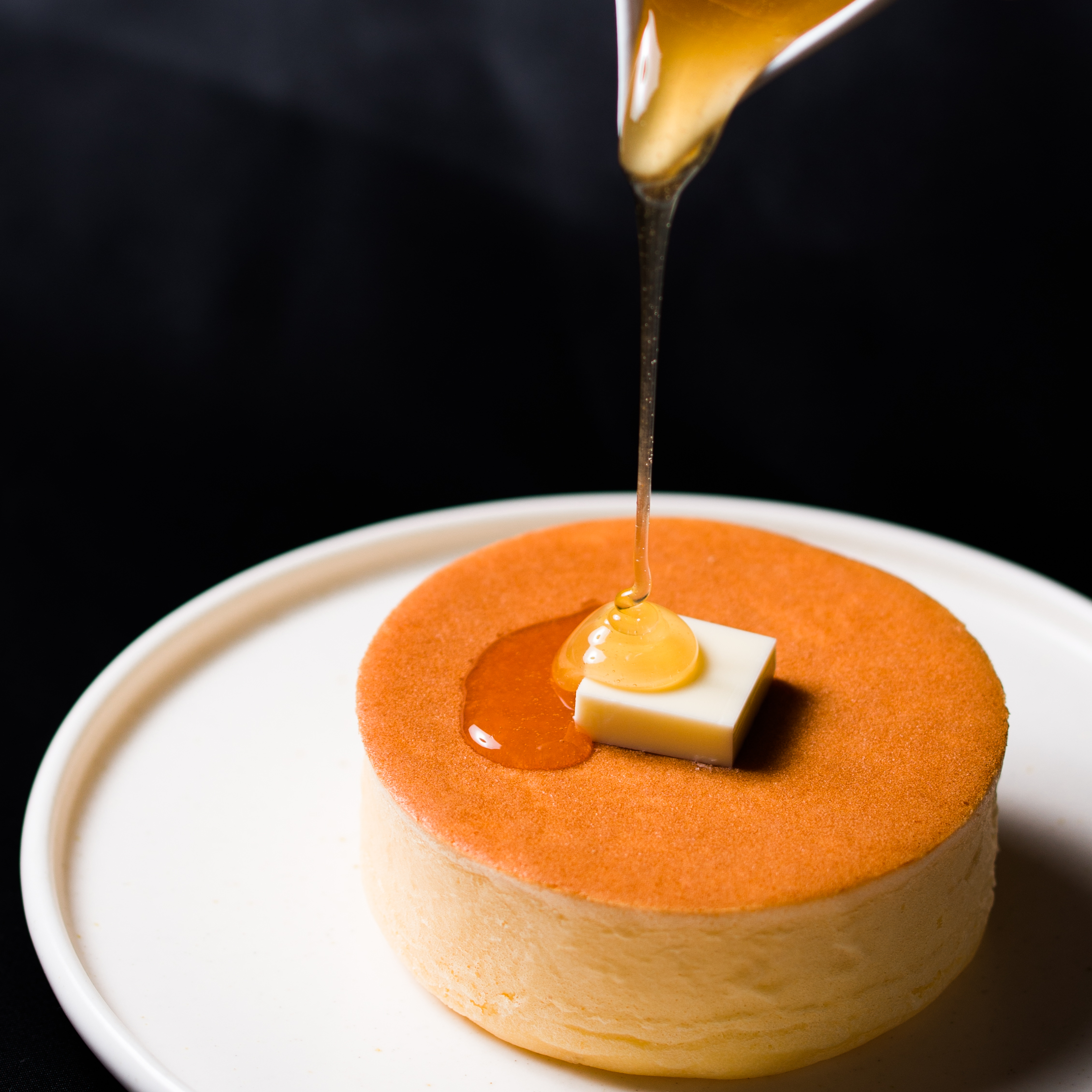 一番人気 みかん蜂蜜と発酵バターのパンケーキ