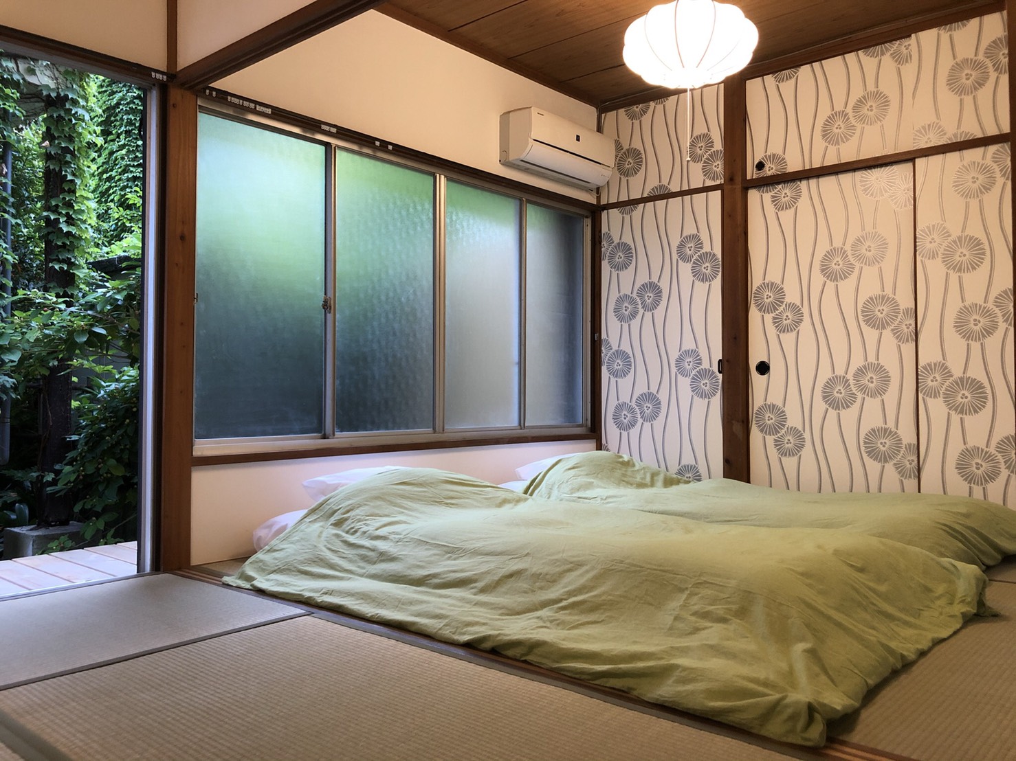 なにか懐かしさを感じる、日本の家を楽しむ和室のお部屋。
