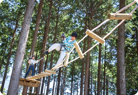 運動不足解消！ スリルも味わえる上級コース