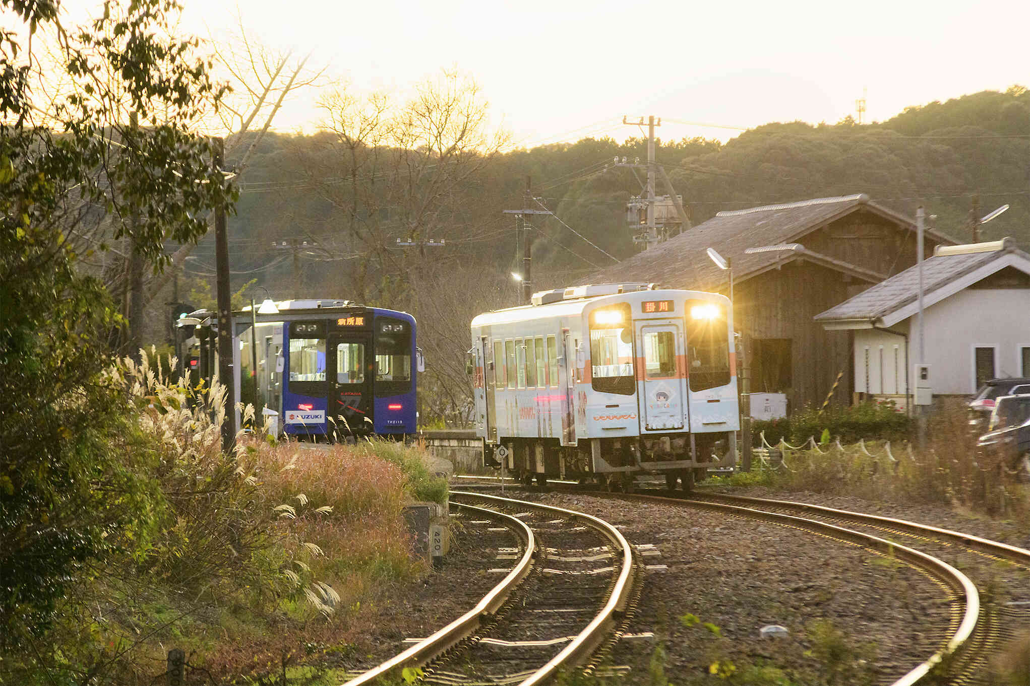 国の登録有形文化財に登録されている遠江一宮駅