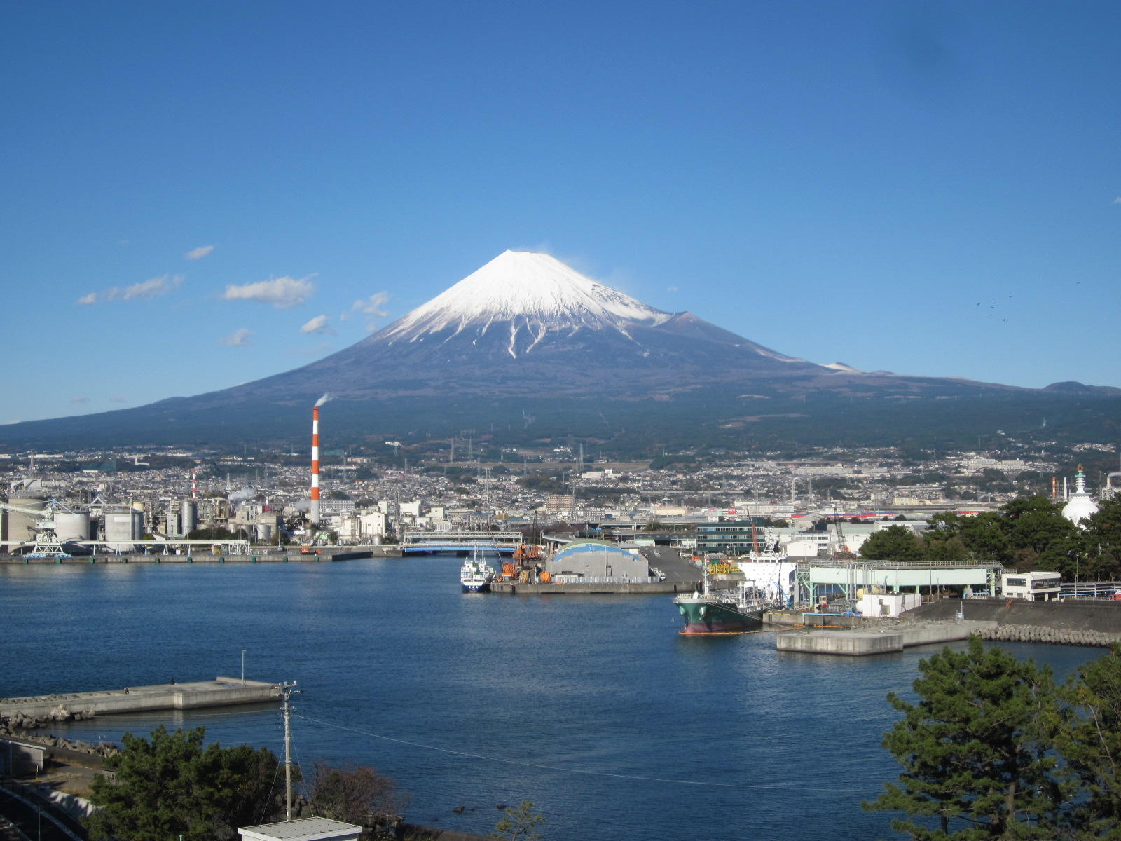 展望施設からの富士山