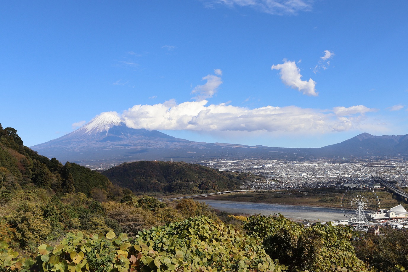 富士山展望スポットからの眺望