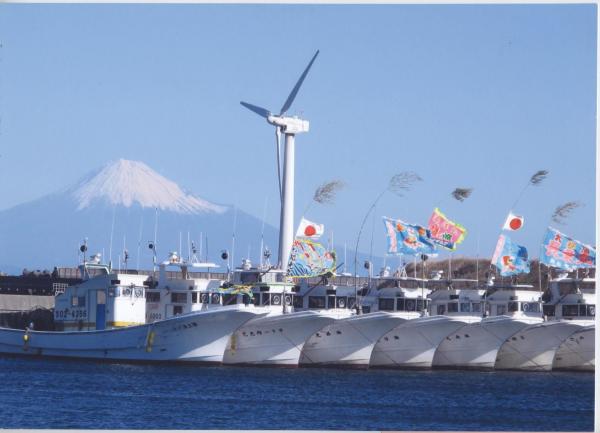 駿河湾富嶽三十六景－第三十三景－御前崎漁港