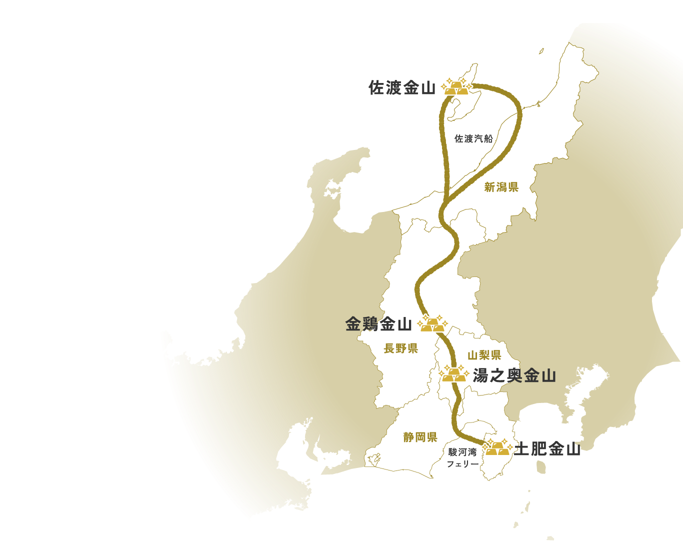 黄金KAIDOの地図
