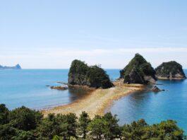 堂ヶ島のトンボロ