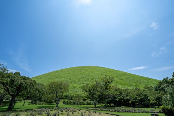 さくらの里から眺める大室山