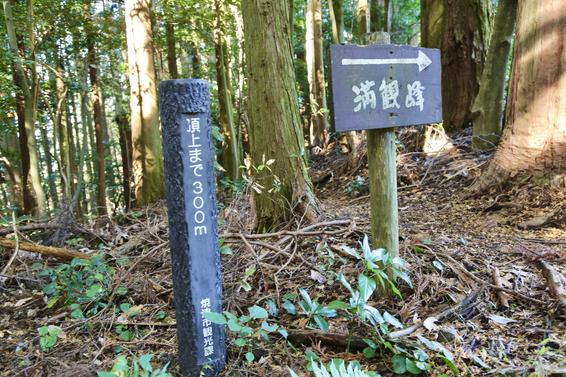 頂上まで300メートル