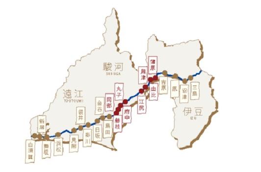 二峠八宿の構成文化材 エリアマップ