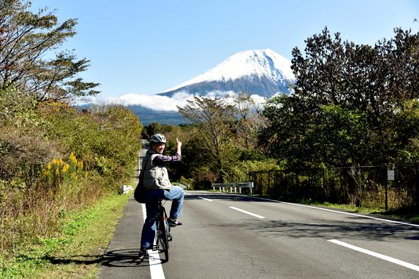 見事な富士山に吸い込まれそう