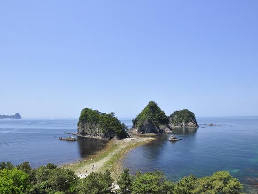 三四郎島（干潮）
