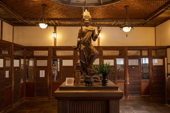 大東司に祀られている烏蒭沙摩明王像